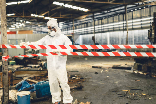 Professional Drug Lab Cleanup technician working in Winterville, GA